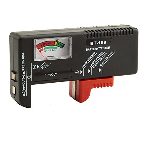 Universal Battery Test Checker for AA AAA C D 9V 1.5V Button Coin Cell Battery Capacity Tester - BT-168