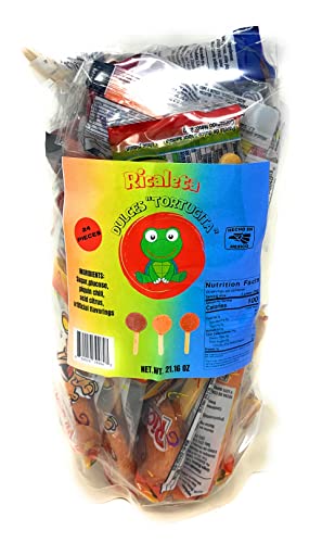 Ricaletas Paletas - Ricaleta Mexican Candy Tamarindo Lollipops Variety Pack Dulces Mexicanos (24 Count)- Tamarindo, Chamoy, And Watermelon Flavored #TOP1