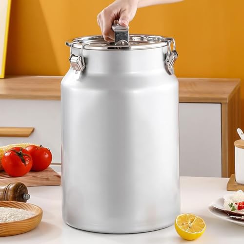 Récipient à lait scellé en acier inoxydable 12L pour cuisine