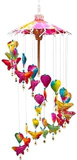 Something Different Wholesale Buttefly Saa Mobile (6/24), Wood, Multicolour, 21x17x17 cm