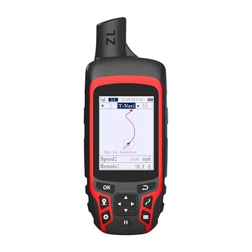 NiesahYan A6 Handheld GPS for Hiking,Multi GNSS Support,Rugged Navigator