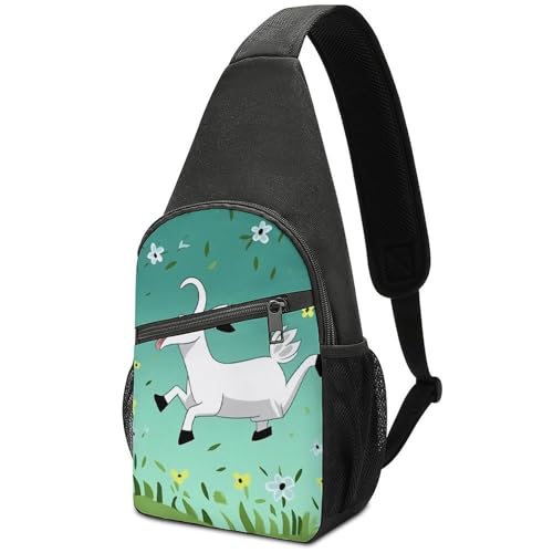 Mochila deportiva tipo bolso de cuerpo para hombre y mujer miniatura 1