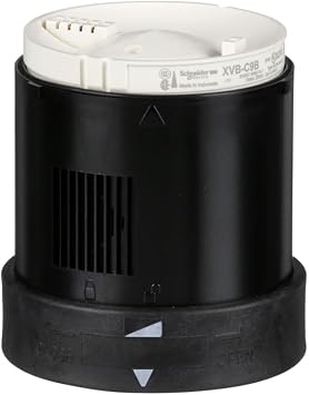 Schneider Electric Harmony XVB Modular Audible Unit, Warning Buzzer, 48V AC/DC | Tower Lights & Industrial Warning & Signal Light System, Black Buzzer, 70mm, 90 dB
