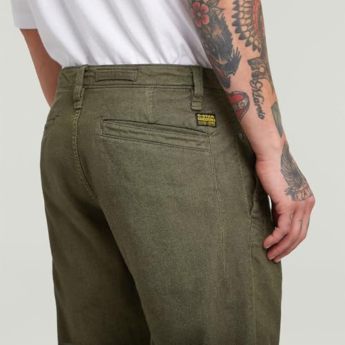 G-Star Herren Bronson Slim Chino Pants, Grün (Dark Olive Gd D26336-e069-c793), 35W / 32L EU – Ansicht 5