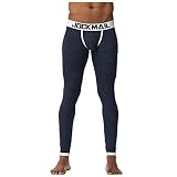 Herren Leggings Männer Lang Solid Trainieren Hose Summer Taschenlos Elastische Taille Pant Mens Verjüngt Slim Fit Coole Sexy Spandex Hose Long Hose