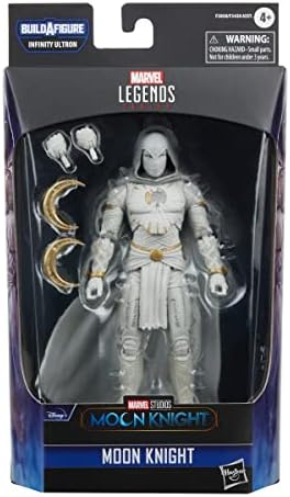 Hasbro Marvel Legends Series Disney Plus Moon Knight MCU Series Action Figure 6-inch Collectible Toy, Includes 4 Accessories, Multicolored, F3858 6 41zHC D0dvL. AC