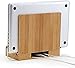 G.U.S. The Original Multi Charging Station | Home Office Desktop Charging Station for Multiple Devices | For Laptops, Tablets, Smart Phone | Station Dock & Organizer w/ 4-Port USB Power Strip - Bamboo