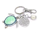 Sea Turtle Keychain - Beach Inspired Gifts - Birthday Gifts for Her