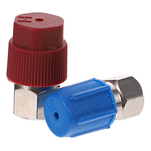 Conectores rápidos de conversión alta/baja LIFKOME, 2 piezas, para reparación de líneas de aire acondicionado automotriz, diseño deslizante miniatura 1