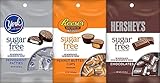 Hershey's Sugar Free Bundle of Reese's, York, and Hershey Chocolate 3 Ounce Bags (Pack of 3) By CANDY CABIN