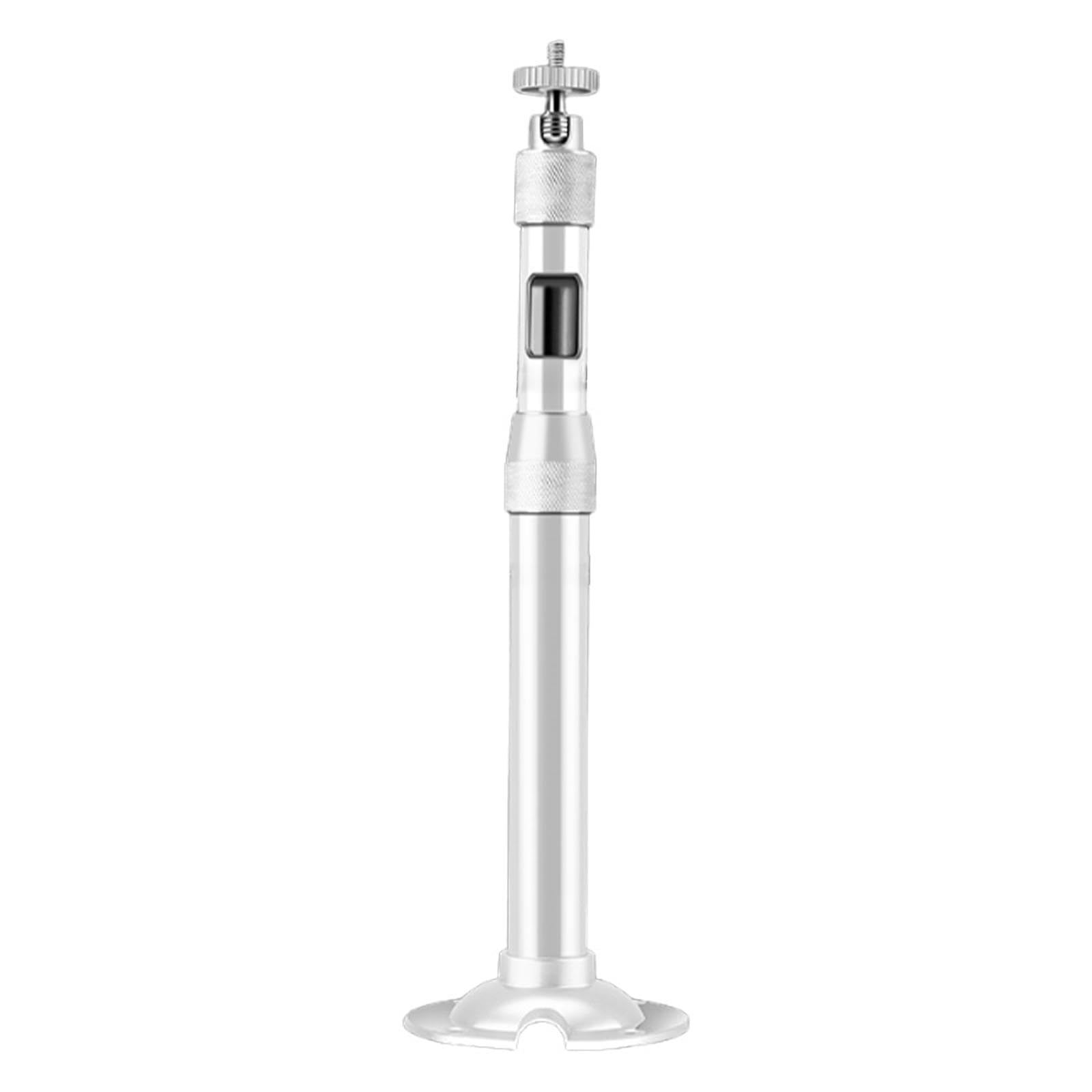 camera mounting bracket adjustable aluminium alloy wall ceiling mount hanger 60 to 120cm white