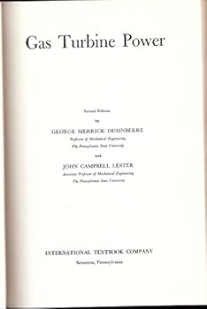 Hardcover Gas Turbine Power Book