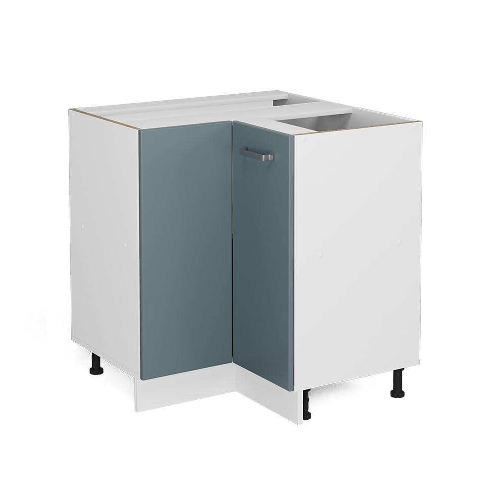 Vicco Mobile ad angolo cucina R-Line, Grigio-blu, 75.6 cm