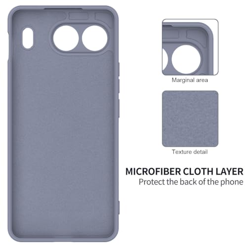 Image of DIZORO Microfiber Candy Compatible for Oneplus Nord 4 5G Smooth Touch Cushion Liquid Soft Silicone Gel Rubber Phone Cases Non-Slip Full Body Protective Shockproof Back Cover - LG
