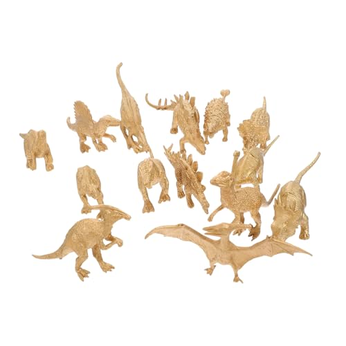 ORFOFE 14個 入り恐竜模型 用シミュレーション動物おもちゃ 創造的デザイン 耐久性プラスチック製 屋内外飾り付け に