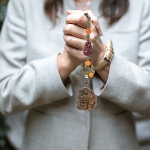 Cuentas de oración de madera verde: adiós al estrés en casa 6