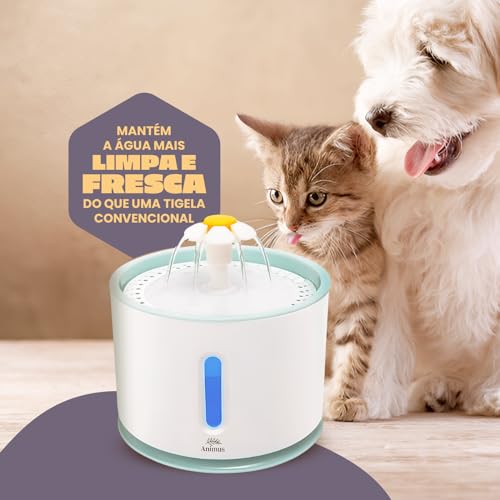 BEBEDOURO TIPO FONTE COM FILTRO 2,4 L HEALTHY PET ANIMUS BEM ESTAR