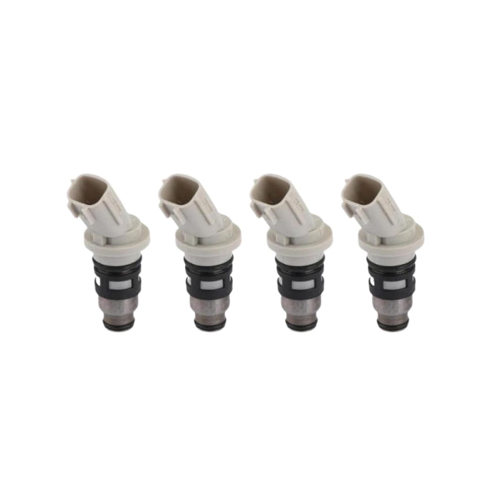 Jhshhpmec Onecolor 4 Pcs Fuel Injector Nozzles Compatible With Micra K11 Models With A46-H02 Fuel System (Part Numbers: 16600-93Y00, 16600-41B00, 16600-41B01, 16600-41B02)