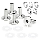 TAISHER 5PCS 304 Stainless Steel 1.5