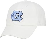UNC Collegiate Adjustable Hats (Adjustable Hat, UNC White)