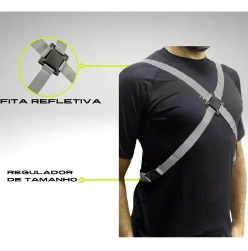 Faixa Colete Refletivo Ciclista Bike Audax De Segurança #1230421713