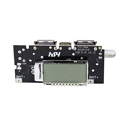 Mobile Power Boost DIY 18650 Lithium Battery Digital Dual USB with Display-image-47