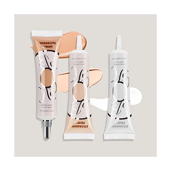 Ownest 3 Colors Eyeshadow Makeup Primer,Liquid Matte eyeshadow primer Base,Waterproof Long Lasting Makeup-Set A