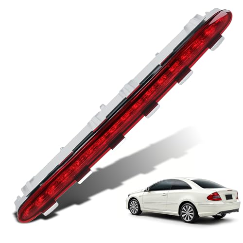 maXpeedingrods A2098200556, A2098200956 LED Troisième Feu Stop 3ème Feu de Frein Arrière pour Mercedes-Benz CLK W209 2002-2009 3ème Feu Stop A2098201056,...