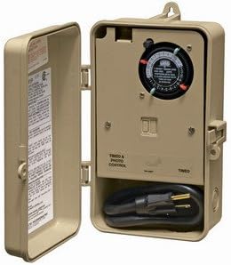 Intermatic P1251P Portable Timer with Ground Fault Circuit Interupter and Photo Control