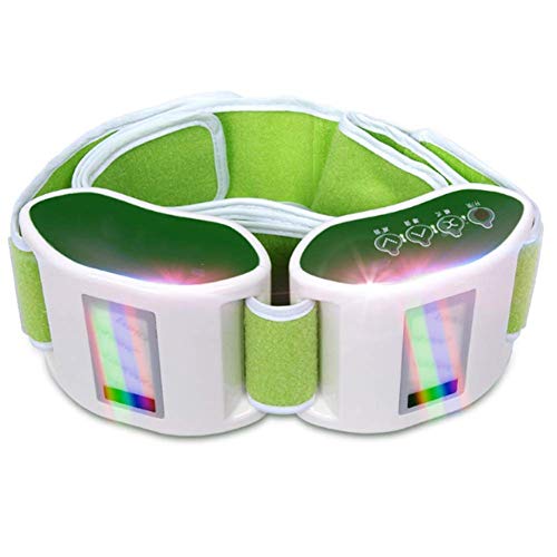 LLLZM Cinturón Vibratorio para Masaje Eléctrico Vibración Masaje De Pérdida De Peso De Vibración Que Adelgaza Cinturón De Masaje para Cadera Espalda Y área Abdominal Hombres Y Mujeresgreen