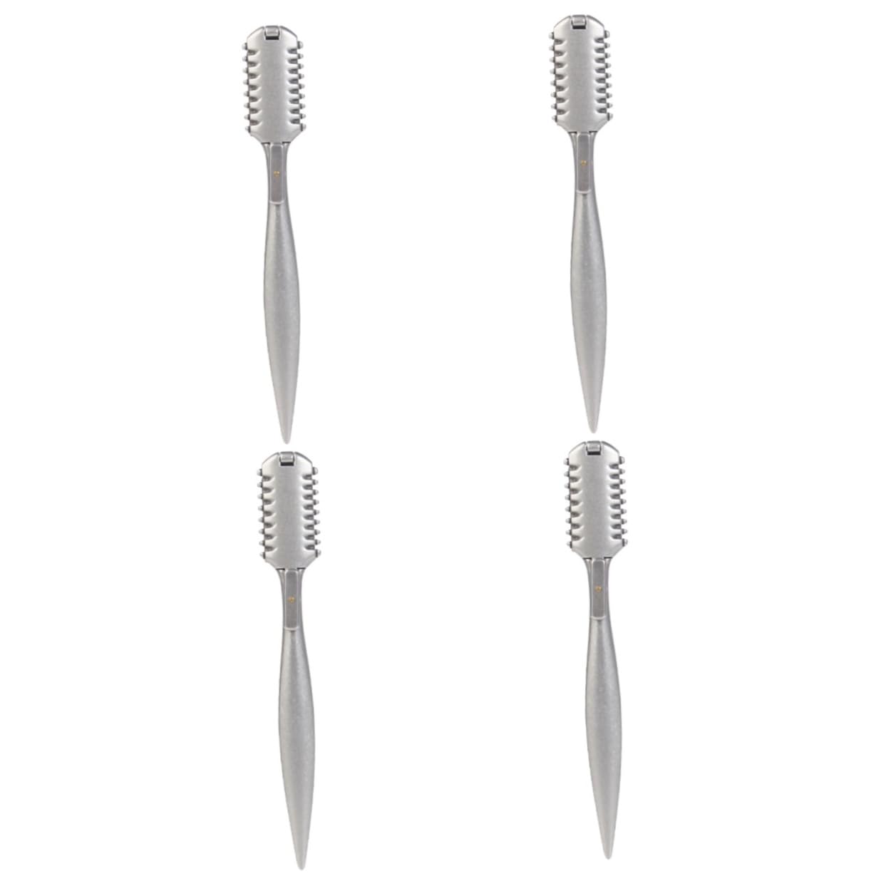 Healeved 4pièces Peigne De Coupe Et Effilage Double Face Pour Salon De Coiffure Outil De Coiffure Polyvalent Pour Coupe Précise Et Professionnelle Pour Amincissement Des Cheveux