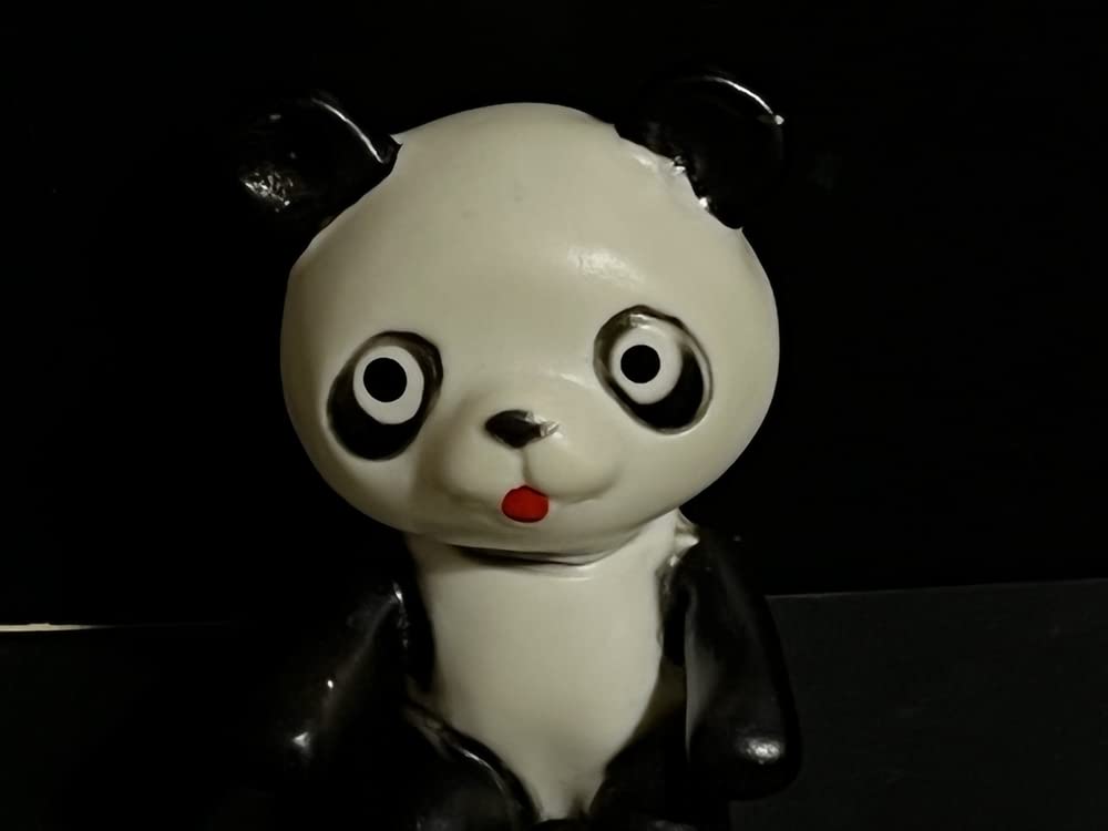 Amazon.co.jp: 昭和 レトロ パンダ ソフビ 人形 上野動物園 当時