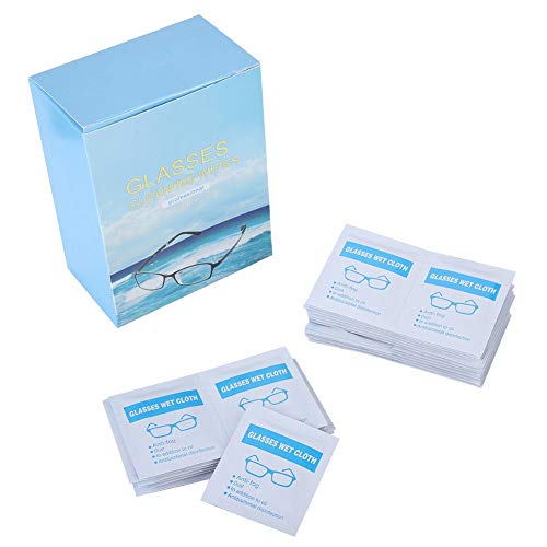 Lens Clean Vochtige Doekjes, 100 PCS Glas Hars Lens Clean Vochtige Doekjes Reiniging Desinfectie Antibacterieel - Afbeelding 3