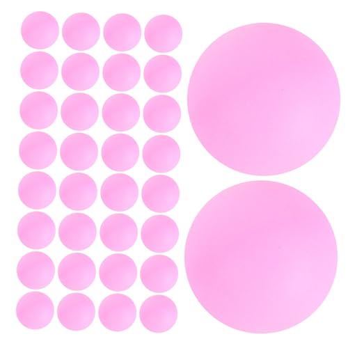 FRCOLOR 150個ピンク無縫卓球ボール プラスチック製 軽量 耐久性あり パーティー レクリエーション ゲーム用 練習用 コンペティション対応