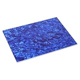 Golpeador de Guitarra, Hoja de Placa Trasera de Guitarra de Fácil Instalación Exquisita para Guitarras Eléctricas (Perla azul)