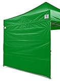 Impact Canopy Walls for 10' x 10' Pop-Up Tent Canopy, 4 Sidewalls, Black