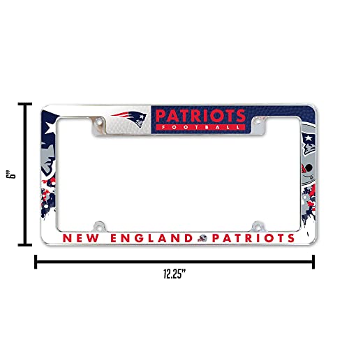 Rico Industries AFC262301B Ncaa Prairie View A&M Panthers Primary 12 Inch X 6 Inch Chrome All Over Automotive License Plate Frame thumb #3