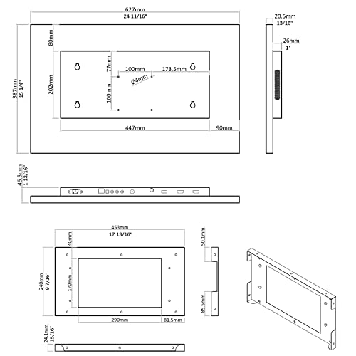Soulaca 27 Zoll Full Touch-Panel Smart LED Mirror TV für Badezimmer Android 9.0, 1080P Wasserdicht mit Netflix, YouTube, Wi-Fi, Bluetooth, Digital/Analog-Tuner,2023 Modell – Bild 7