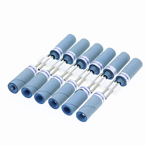 Yardwe 10Pcs 2.35Mm Sandpaper Buffing Rod Cylinder Polishing Bits Grinding Head Sandpaper Jewelry Polishing Rotary Tools (320 Grit) #TOP3