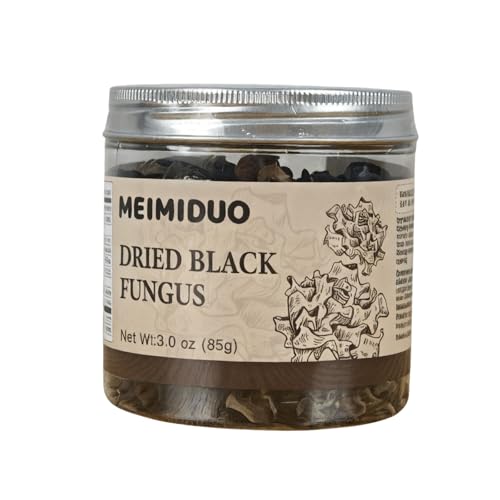 MEIMIDUO 3.0 Oz/85g Dried Black Fungus Wood Ear...