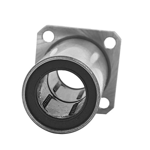 Sourcingmap LMK20LUU 20mm Inner Dia Square Flange Mount Linear Motion Ball Bearing - Image 4