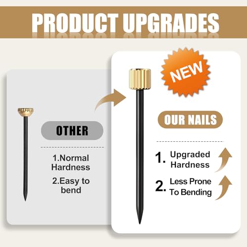 150Pcs Heavy Duty Picture Hangers Kit, Supports 10-100 lbs – Premium Wall Hanging Hooks with Nails for Drywall & Wood, Ideal for Pictures, Clocks, Mirrors, and Home Decor - Image 3