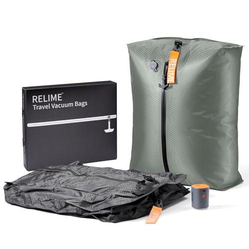 Relime Classic Series Vacuum Bags for Travel Luggage with Wireless