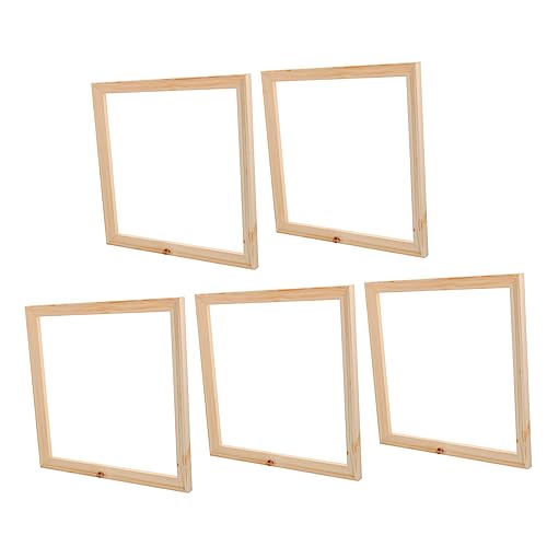Alipis 5 Piezas Marco Vacío Marco De Madera Maciza Marco Vacío Marcos De Fotos Vacíos Marco Vacío Marco De Pintura Marcos Interiores Marcos Vacíos Decoración De Pared Marco Vacío