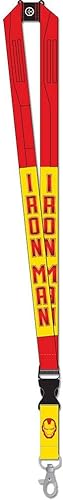 Miniatura 4 de Ata-Boy Marvel Iron Man - Soporte para credencial de Iron Man, cordones de Iron Man para insignias de identificación, regalos y mercancía de Marvel