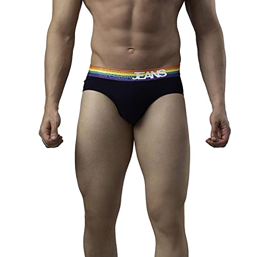 Image of Underjeans Men Cotton Blend Brief