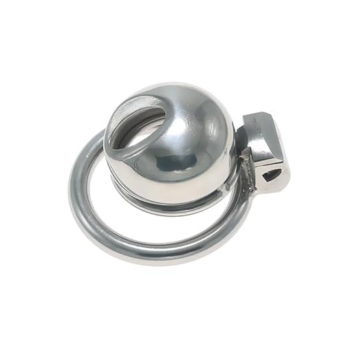 Mini Compact Men's Stainless Steel Cage with 1 Locking Ring-USZZ29 (50mm)