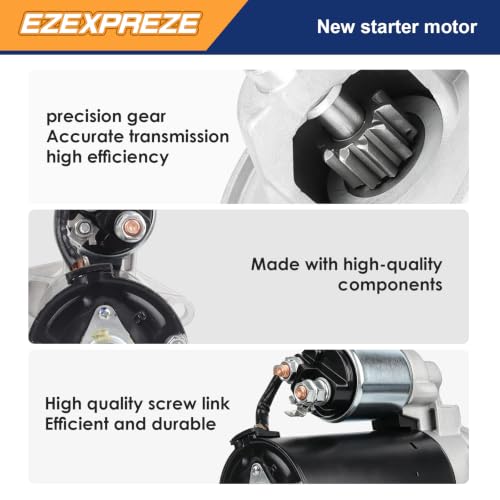 Image of Ezexpreze 18949N Starter for Perkins Engine CAT Skid Steer 3cyl 4cyl 1850866, 3335930, 0001109035, U5MK8261, U85086710, U85086770, U85086790, U85086800, B0001109035, 41024012