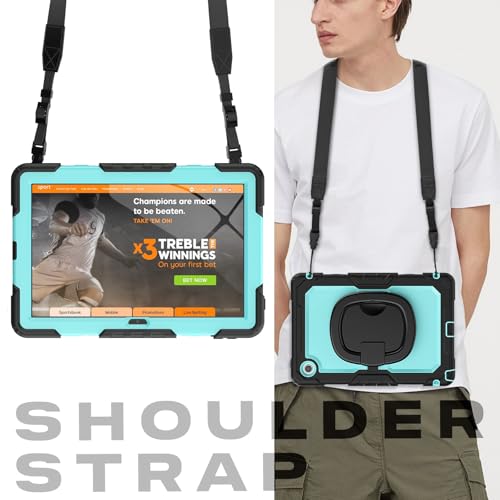 Coque Lenovo Tab 10.1 rotative et robuste avec protège-écran intégré - 7