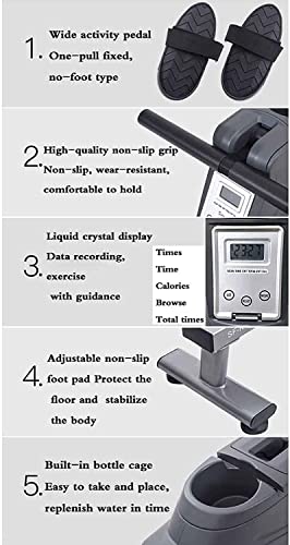 Image of Magnetic Rowing Adjustable Resistance Cardio Strength Training Comfortable Seat Cushion /286 LB Weight Capacity